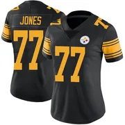 Black Women's Broderick Jones Pittsburgh Steelers Limited Color Rush Jersey