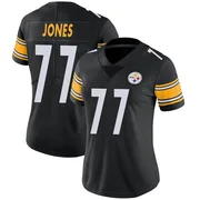 Black Women's Broderick Jones Pittsburgh Steelers Limited Team Color Vapor Untouchable Jersey