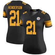 Black Women's C.J. Henderson Pittsburgh Steelers Legend Color Rush Jersey