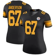 Black Women's Calvin Anderson Pittsburgh Steelers Legend Color Rush Jersey