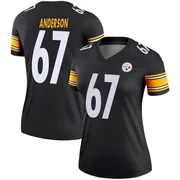 Black Women's Calvin Anderson Pittsburgh Steelers Legend Jersey