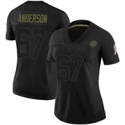 Black Women's Calvin Anderson Pittsburgh Steelers Limited 2020 Salute To Service Jersey