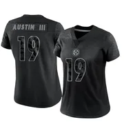 Black Women's Calvin Austin III Pittsburgh Steelers Limited Reflective Jersey