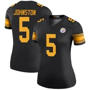 Black Women's Cameron Johnston Pittsburgh Steelers Legend Color Rush Jersey