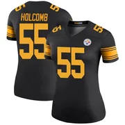 Black Women's Cole Holcomb Pittsburgh Steelers Legend Color Rush Jersey