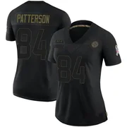 Black Women's Cordarrelle Patterson Pittsburgh Steelers Limited 2020 Salute To Service Jersey