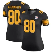 Black Women's Darnell Washington Pittsburgh Steelers Legend Color Rush Jersey