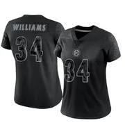 Black Women's DeAngelo Williams Pittsburgh Steelers Limited Reflective Jersey