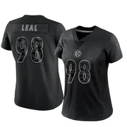 Black Women's DeMarvin Leal Pittsburgh Steelers Limited Reflective Jersey