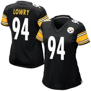 Black Women's Dean Lowry Pittsburgh Steelers Game Team Color Jersey