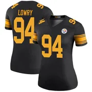 Black Women's Dean Lowry Pittsburgh Steelers Legend Color Rush Jersey