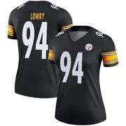 Black Women's Dean Lowry Pittsburgh Steelers Legend Jersey