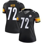 Black Women's Doug Nester Pittsburgh Steelers Legend Jersey