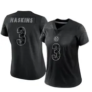 Black Women's Dwayne Haskins Pittsburgh Steelers Limited Reflective Jersey