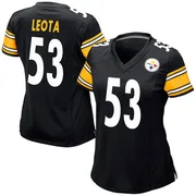 Black Women's Eku Leota Pittsburgh Steelers Game Team Color Jersey