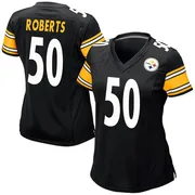 Black Women's Elandon Roberts Pittsburgh Steelers Game Team Color Jersey