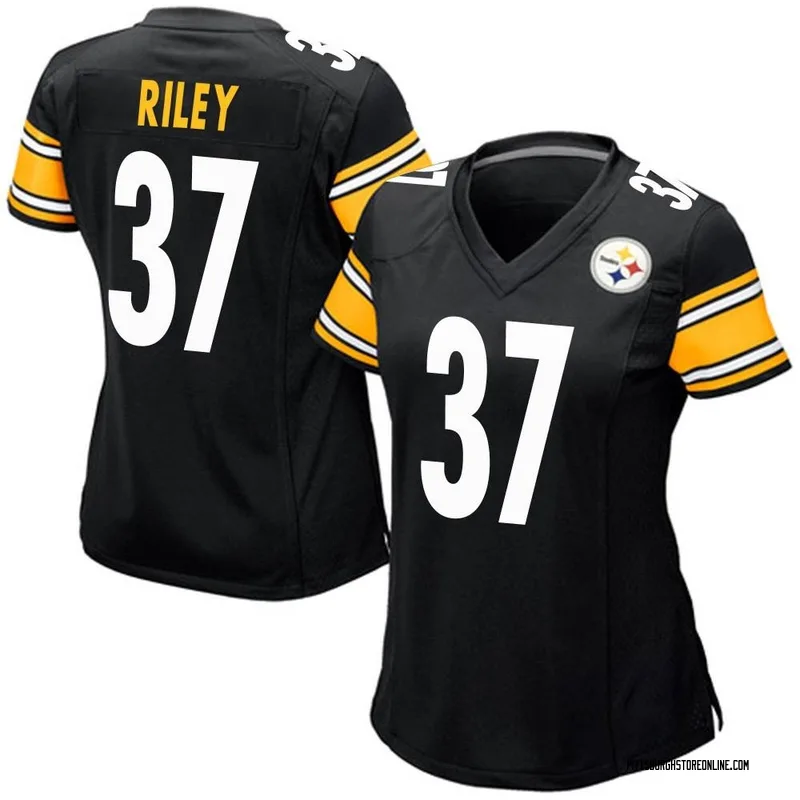 Elijah Riley Men's Nike White Pittsburgh Steelers Game Custom Jersey Size: 3XL