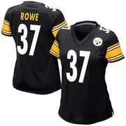 Black Women's Eric Rowe Pittsburgh Steelers Game Team Color Jersey