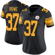 Black Women's Eric Rowe Pittsburgh Steelers Limited Color Rush Jersey