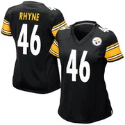 Black Women's Forrest Rhyne Pittsburgh Steelers Game Team Color Jersey