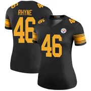 Black Women's Forrest Rhyne Pittsburgh Steelers Legend Color Rush Jersey