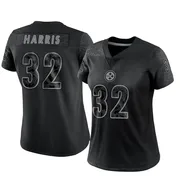 Black Women's Franco Harris Pittsburgh Steelers Limited Reflective Jersey