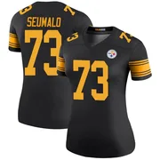 Black Women's Isaac Seumalo Pittsburgh Steelers Legend Color Rush Jersey