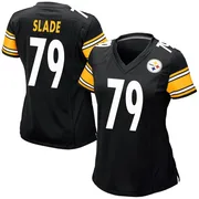 Black Women's Jacob Slade Pittsburgh Steelers Game Team Color Jersey