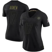 Black Women's Jamal Agnew Pittsburgh Steelers Limited 2020 Salute To Service Jersey