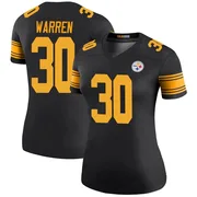 Black Women's Jaylen Warren Pittsburgh Steelers Legend Color Rush Jersey