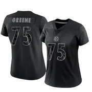 Black Women's Joe Greene Pittsburgh Steelers Limited Reflective Jersey