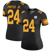 Black Women's Joey Porter Jr. Pittsburgh Steelers Legend Color Rush Jersey