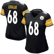 Black Women's John Leglue Pittsburgh Steelers Game Team Color Jersey