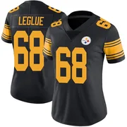 Black Women's John Leglue Pittsburgh Steelers Limited Color Rush Jersey