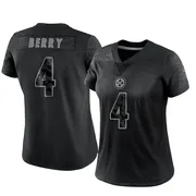 Black Women's Jordan Berry Pittsburgh Steelers Limited Reflective Jersey