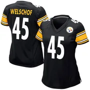 Black Women's Julius Welschof Pittsburgh Steelers Game Team Color Jersey