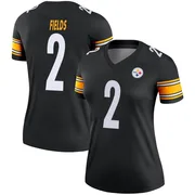 Black Women's Justin Fields Pittsburgh Steelers Legend Jersey