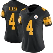 Black Women's Kyle Allen Pittsburgh Steelers Limited Color Rush Jersey