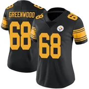 Black Women's L.C. Greenwood Pittsburgh Steelers Limited Color Rush Jersey