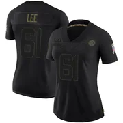 Black Women's Logan Lee Pittsburgh Steelers Limited 2020 Salute To Service Jersey