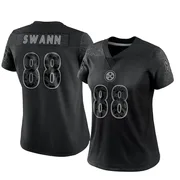 Black Women's Lynn Swann Pittsburgh Steelers Limited Reflective Jersey