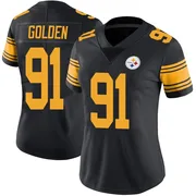 Black Women's Markus Golden Pittsburgh Steelers Limited Color Rush Jersey