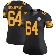 Black Women's Max Scharping Pittsburgh Steelers Legend Color Rush Jersey