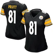 Black Women's MyCole Pruitt Pittsburgh Steelers Game Team Color Jersey