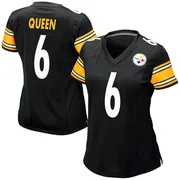 Black Women's Patrick Queen Pittsburgh Steelers Game Team Color Jersey