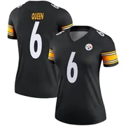 Black Women's Patrick Queen Pittsburgh Steelers Legend Jersey