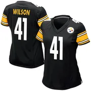 Black Women's Payton Wilson Pittsburgh Steelers Game Team Color Jersey