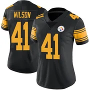 Black Women's Payton Wilson Pittsburgh Steelers Limited Color Rush Jersey