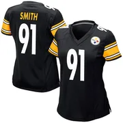 Black Women's Preston Smith Pittsburgh Steelers Game Team Color Jersey