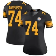 Black Women's Spencer Anderson Pittsburgh Steelers Legend Color Rush Jersey